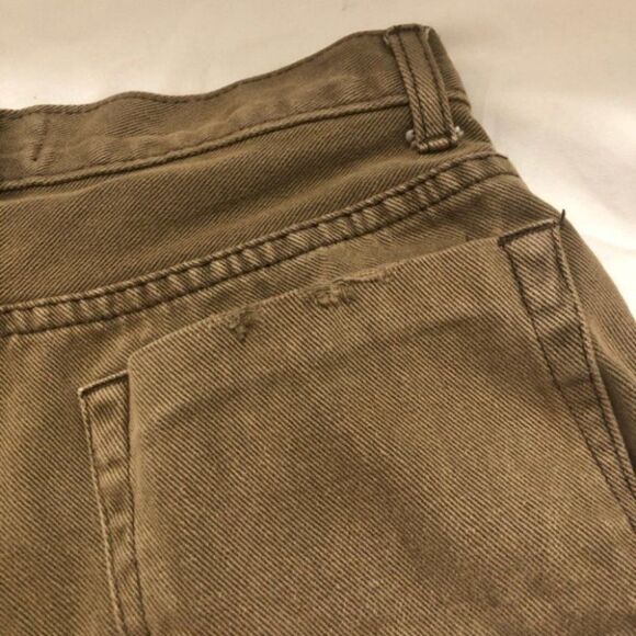 Mustard Seed Distressed High Rise Button Fly Short - Picture 6 of 12